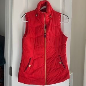 Red Nautica Puffer Vest